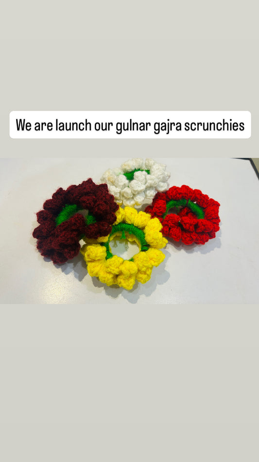Gajra Scrunchies β Festive Elegance for Your Hair
