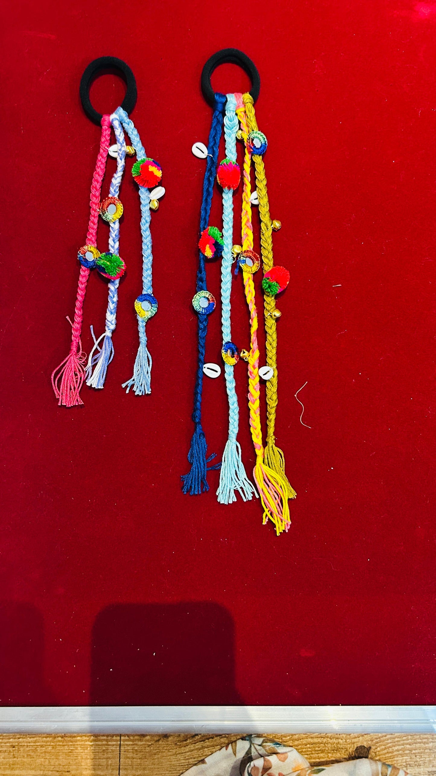 Boho Prandis – Vibrant Threaded Hair Charms